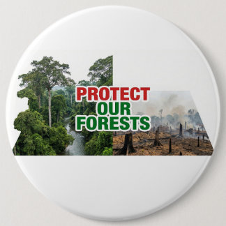 Protect our forest  ronde button 6,0 cm
