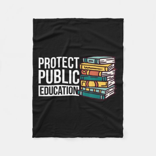 Protect Public Education Fleece Deken (Voorkant)