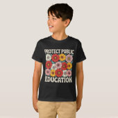 Protect Public Education  T-shirt (Voorkant volledig)