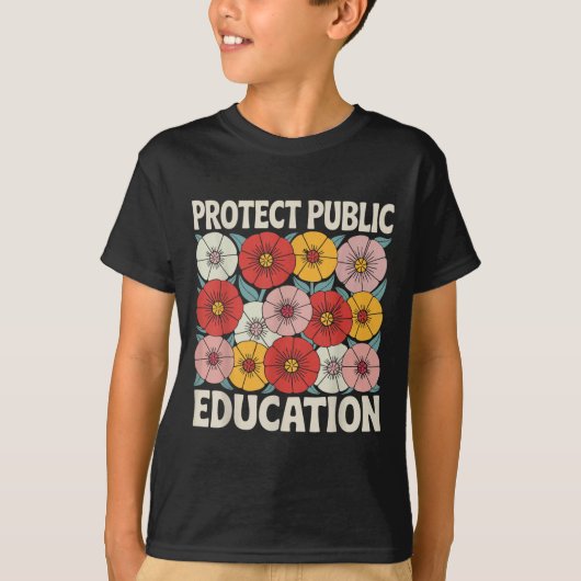 Protect Public Education  T-shirt (Voorkant)