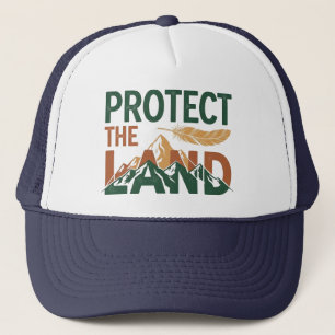 "Protect the Land" Bergen met Veer Trucker Pet