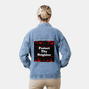 Protect Thy Neighbor Denim Jas Jacket