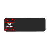 Protect Thy Neighbor Return Address Label (Voorkant)