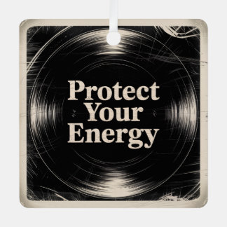 Protect Your Energy Metalen Ornament