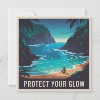 Protect Your Glow Notitiekaartje