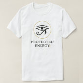 Protected Energy – Minimal Eye of Horus Symbol | T-shirt (Design voorkant)