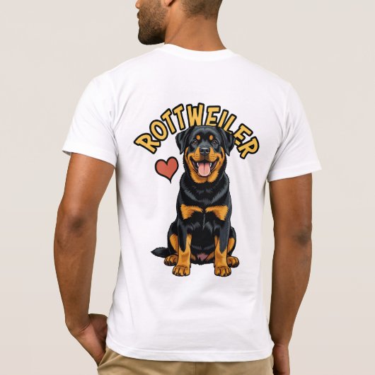 Protecteur de confiance : T-shirt Rottweiler (Dos)