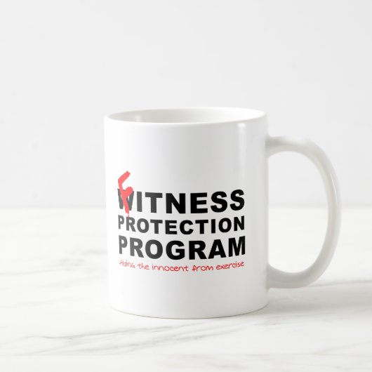 Protection de la condition physique Mug amusant (Droite)