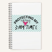 Protection de mon carnet de temps d'écriture (Recto)