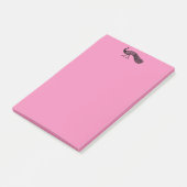 Protection de notes fière de post-it de paon (Incliné)