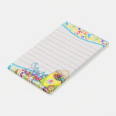Protection de post-it de boîte de crayon de flocs (Incliné)