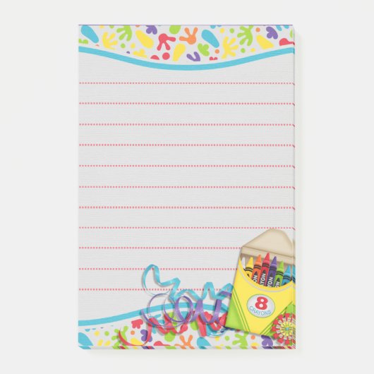 Protection de post-it de boîte de crayon de flocs (Devant)