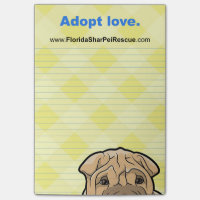 Protection de post-it de FSPR - adoptez l'amour