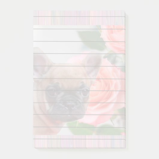 Protection des notes de post-it de bouledogue (Devant)