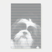 Protection des notes de post-it de chien de Shih (Devant)