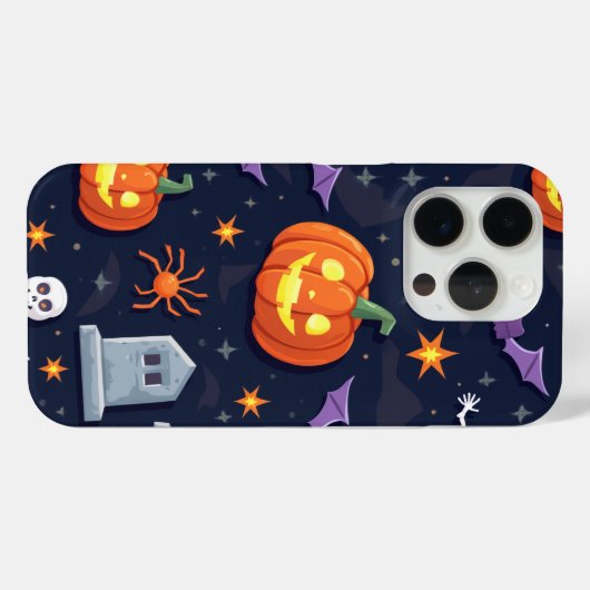 Protection hantée : Coque Spooktacular iPhone 15Pr (Verso (horizontal))