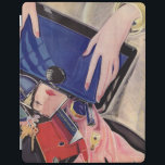 Protection iPad Accessoires vintages de beauté et de mode<br><div class="desc">Cette illustration vibrante et vintage vient d'une revue de la mode 1933. L'image montre le contenu de la bourse d'une jeune femme,  y compris des clés,  le maquillage,  un miroir,  et plus.</div>
