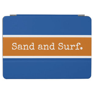 Protection iPad Air Cool Gras Bleu Bleu Brown Sable Surf Bandes