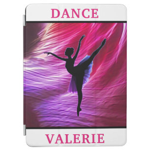 Protection iPad Air Danse Abstraite rose et violette   