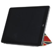 Protection iPad Air DRAPEAU grunge vintage d'Union Jack R-U (Plié)