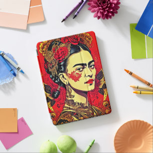 Protection iPad Air Élégance Inkpunk : Frida Kahlo