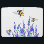 Protection iPad Air Fleurs et Bees iPad Air Cover<br><div class="desc">Couvertures iPad avec de belles fleurs de printemps et des abeilles Volant - Dessin Nature Sweet Honey Bee - Choisissez / Ajoutez votre texte favori / Couleur - Faites votre cadeau coque ipad unique - Redimensionnez, déplacez ou ajoutez des éléments avec outil de personnalisation ! - Dessin et design par...</div>