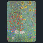 Protection iPad Air Gustav Klimt - Jardin de campagne avec tournesols<br><div class="desc">Jardin de campagne avec des tournesols / Jardin de ferme avec des tournesols - Gustav Klimt en 1905-1906</div>
