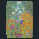 Protection iPad Air Gustav Klimt - Jardin des fleurs<br><div class="desc">Jardin aux fleurs - Gustav Klimt en 1905-1907</div>