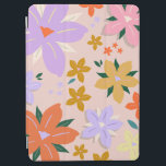 Protection iPad Air Les Fleurs 04 Retro Colorful Floral<br><div class="desc">Impression Florale Abstraite - Les Fleurs.</div>