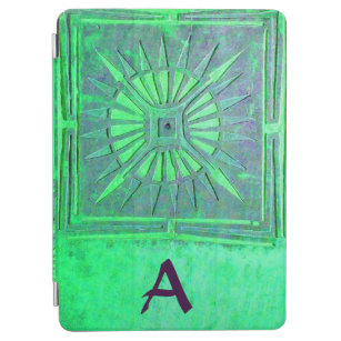 Protection iPad Air MORNING STAR Pawnee Light Green Monogramme
