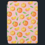 Protection iPad Air Motif d'oranges d'aquarelle<br><div class="desc">C'est un motif des oranges de différents angles. Les oranges ont été colorées dans l'aquarelle.</div>