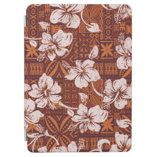 Protection iPad Air Papier peint pour fleurs d'hibiscus vintage hawaïe