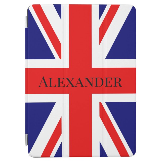 Protection iPad Air Personnaliser le drapeau britannique (Devant)