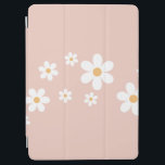 Protection iPad Air Retro Daisy Dusty rose<br><div class="desc">couverture iPad rose pâle pour marguerite rétro.</div>