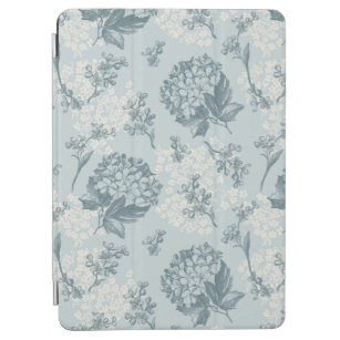 Protection iPad Air Rétro motif floral avec des fleurs de viburnum