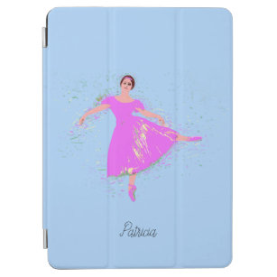 Protection iPad Air Robe rose Prima Ballerina Danseuse Personnalisée