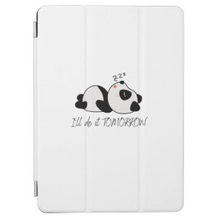 Protection iPad Air T-shirt Panda Sleepy Baby Blanket Panier L