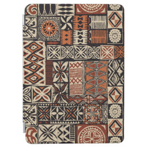 Protection iPad Air Tapa tissu tribal de style hawaïen abstrait patchw