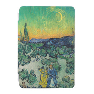 Protection iPad Mini Vincent van Gogh - Paysage Lune avec couple