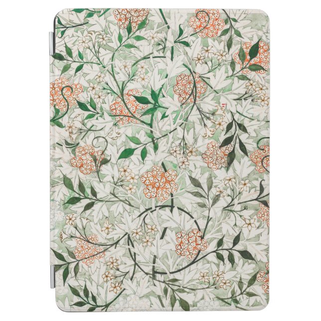 Protection iPad Air Vintage William Morris Jasmine Plan floral (Devant)