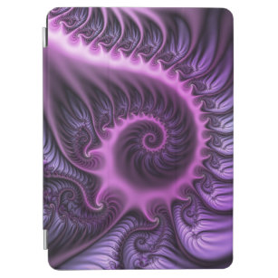 Protection iPad Air Vivid Cool Abstrait rose violet Fractal Art Spiral