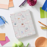 Protection iPad Bébé mignon Animaux sur les nuages Monogramme<br><div class="desc">Notre "Cute Baby Fox In The Clouds" propose des produits aux couleurs pastel douces avec des illustrations de nuages,  ballons et renard bébé. Le texte est facilement customisé. Consultez notre magasin pour plus d'articles de cette collection et contactez-nous pour toute demande spéciale.</div>
