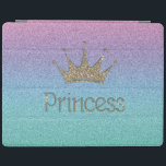Protection iPad Charmante Tiara, Princesse, Parties scintillant Ar<br><div class="desc">Cette image présente tiara et princesse sur l'arrière - plan de livre glittery. Un cadeau tendance,  amusant,  funky,  élégant et élégant pour les femmes et les adolescentes.</div>