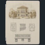 Protection iPad Conception d'une propriété avec plans d'intérieur<br><div class="desc">Un joli dessin de motifs architecturaux pour un domaine,  avec des plans pour l'intérieur. Si vous songez à construire votre propre maison,  ces conceptions peuvent vous intriguer. Achetez une copie aujourd'hui !</div>