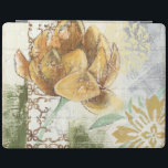 Protection iPad Design Fresque décoratif avec Fleur Globe<br><div class="desc">Cette fresque décorée par Megan Meagher présente une fleur du globe. Un arrière - plan abstrait entoure la fleur,  créant une ambiance surréaliste qui contraste avec la fleur réaliste.</div>