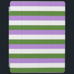 Protection iPad Drapeau de la fierté de genre<br><div class="desc">Genderqueer Pride Vêtements pour tous! Parcourez plus de 1 000 conceptions de Gay pride, d'Humours, d'égalité, d'argot et de culture. Le vêtement le plus unique Gay, Lesbian Bi, Trans, Queer, et Intersexed sur le web. Vous trouverez tout, de Gay à Z @ http://www.LgbtShirts.com TROUVEZ-NOUS SUR : LE WEB : http://www.LgbtShirts.com...</div>