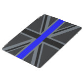 Protection iPad Ligne Bleue Mince Design Union Jack (Côté)