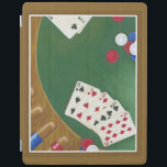 Protection iPad Main de Poker gagnante six à dix<br><div class="desc">Si seulement chaque main de poker était si bon! Une droite de six à dix est la main gagnante dans ce tableau de Chariklia Zarris. Donnez-vous une main gagnante en achetant cette pièce !</div>