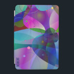 Protection iPad Mini Art moderne abstrait coloré<br><div class="desc">Art abstrait moderne et coloré.</div>