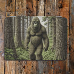 Protection iPad Mini Bigfoot Marcher à travers les bois<br><div class="desc">Sasquatch marchant à travers les arbres dans la forêt ai art.</div>